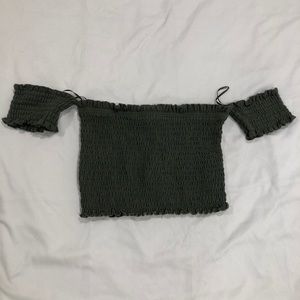 Off the Shoulder Crop Top